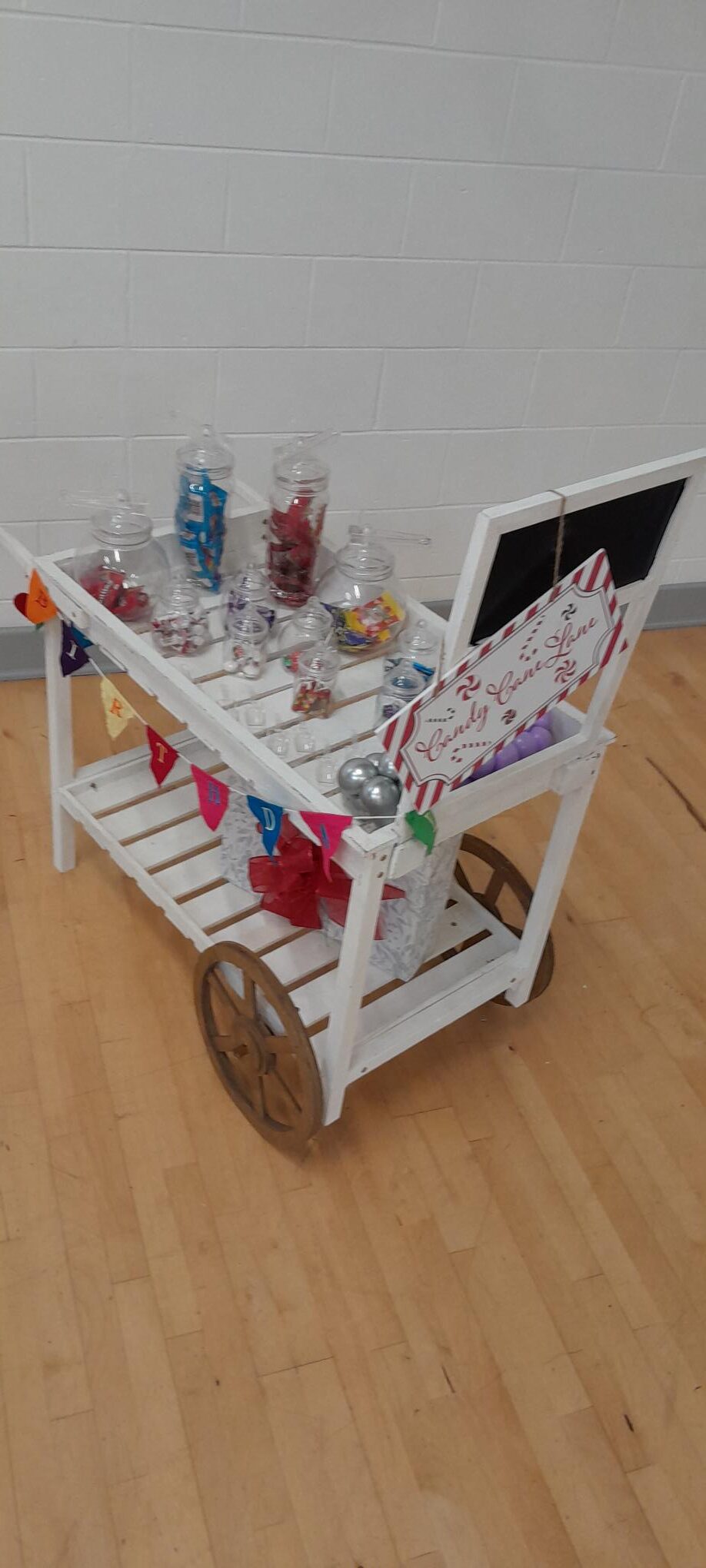 Candy Cart with Jars